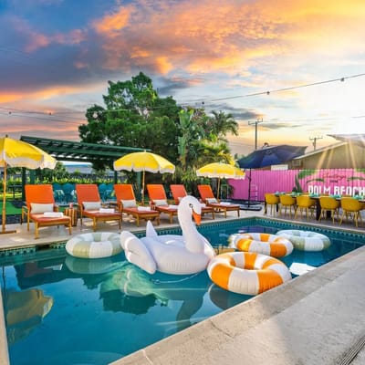 Palm Beach Poolside Paradise