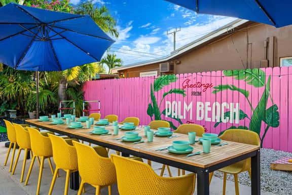 Palm Beach Poolside Paradise